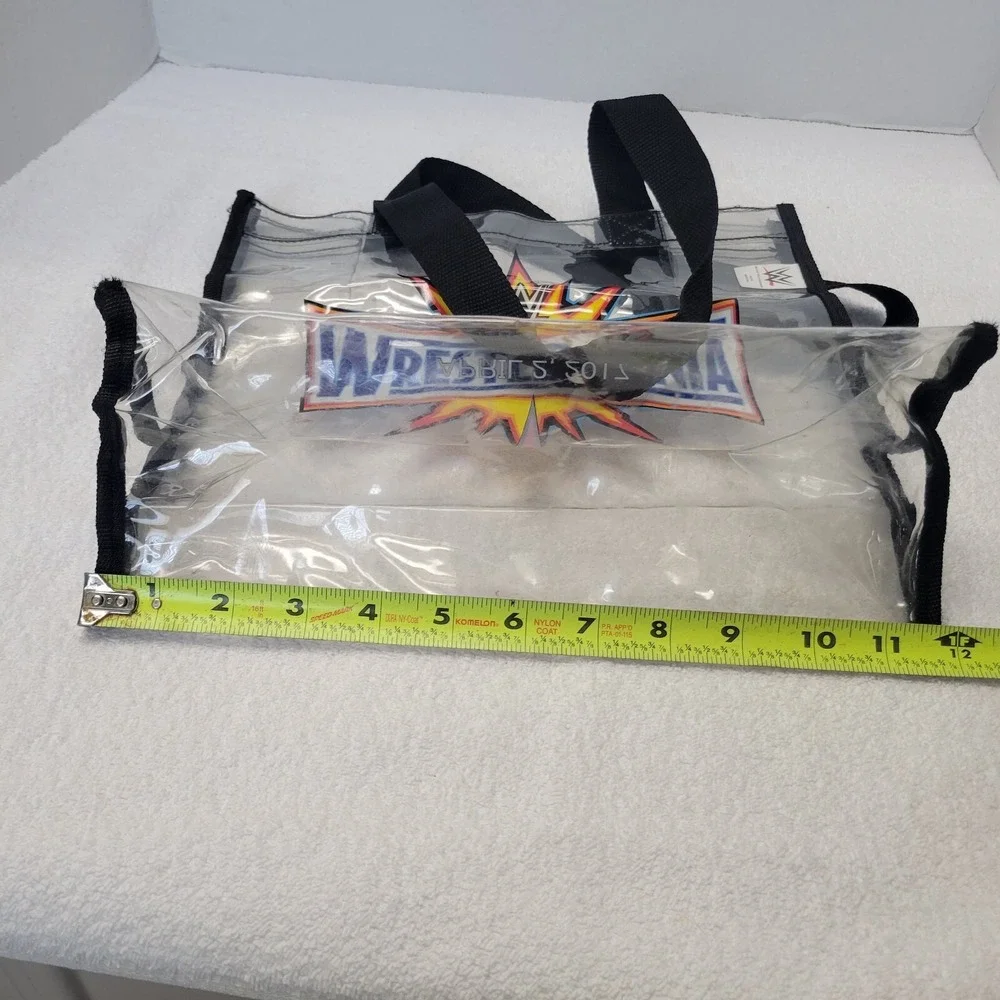 Wrestlemania Clear Event Bag April 2, 2017 Featuring GOLBERG Orlando FL RAW